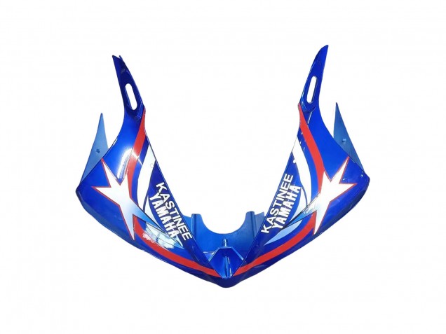 2003-2004 Yamaha YZF R6 Motorcycle Fairings - White Blue Fiat Motul Kastinee Canada