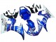 2006-2009 Yamaha YZF R6S Motorcycle Fairings - White Blue Fiat Motul Kastinee Canada