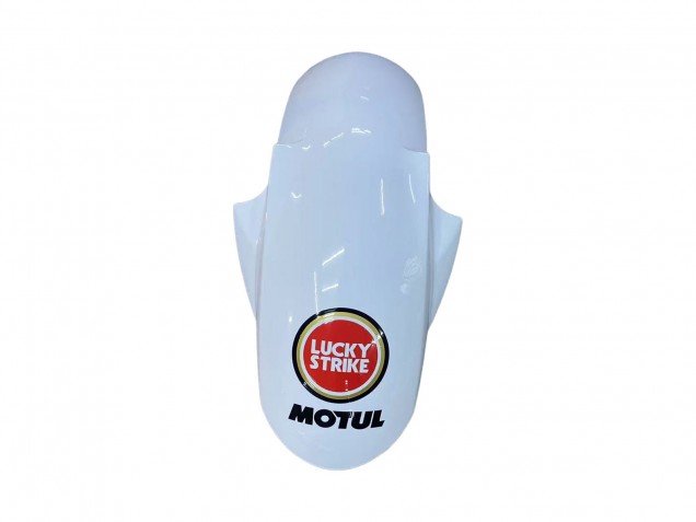 2003-2004 Yamaha YZF R6 Motorcycle Fairings - White Red Lucky Strike Motul Canada