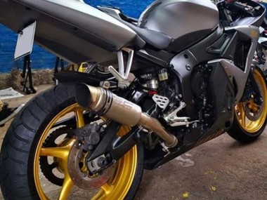 Cheap 2003-2004 Yamaha YZF R6 Motorcycle Fairings - Matte Grey Matte Black Gold Decals Canada