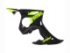 2003-2004 Yamaha YZF R6 Motorcycle Fairings - Glossy Black Neon Yellow Canada