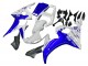 2003-2004 Yamaha YZF R6 Motorcycle Fairings - White Blue GYTR Canada