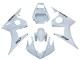 2003-2004 Yamaha YZF R6 Motorcycle Fairings - White Black Decals Canada