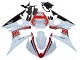 2003-2004 Yamaha YZF R6 Motorcycle Fairings - White Red Glossy Black Canada