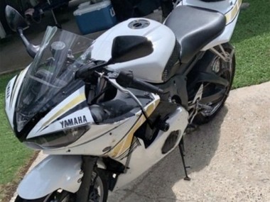 Cheap 2003-2004 Yamaha YZF R6 Motorcycle Fairings - White Gold Canada