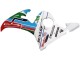 2005 Yamaha YZF 600 R6 Motorcycle Fairings - Light Blue White Green Red Kastinee Dunlop Motul Canada
