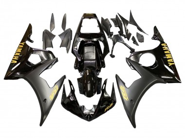 Cheap 2005 Yamaha YZF 600 R6 Motorcycle Fairing - Black Gold Canada
