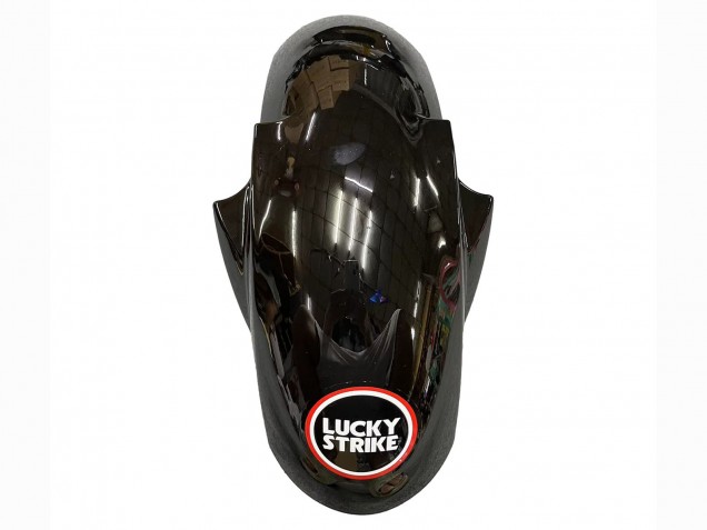 2005 Yamaha YZF 600 R6 Motorcycle Fairings - Glossy Black White Lucky Strike Motul Canada