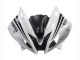 2006-2007 Yamaha YZF 600 R6 Motorcycle Fairings - White Glossy Black Motul Michelin Canada