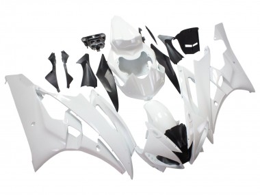 Cheap 2006-2007 Yamaha YZF 600 R6 Motorcycle Fairings - White Canada