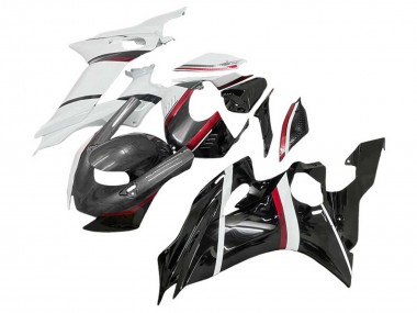 Cheap 2017-2025 Yamaha YZF 600 R6 Motorcycle Fairings - White Red Glossy Black Carbon Fiber Style Canada