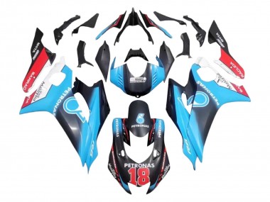 Cheap 2017-2025 Yamaha YZF 600 R6 Motorcycle Fairings - White Blue Red Black Petronas 18 Canada