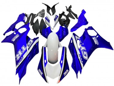 Cheap 2017-2025 Yamaha YZF 600 R6 Motorcycle Fairings - White Blue GYTR Canada