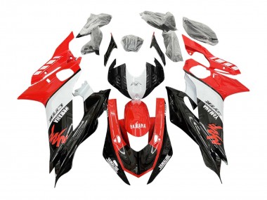 Cheap 2017-2025 Yamaha YZF 600 R6 Motorcycle Fairings - White Red Black GYTR Yamalube Canada