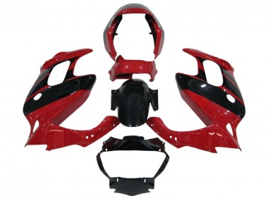 Cheap 1997-2005 Honda VTR1000F Motorcycle Fairings - Red Glossy Black Canada