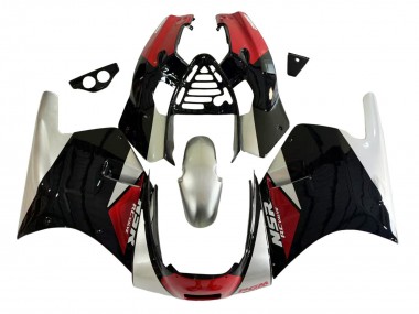 Cheap 1988-1989 Honda NSR250R Motorcycle Fairings - Silver Red Glossy Black Canada