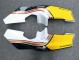 1988-1989 Honda NSR250R Motorcycle Fairings - White Yellow Gold Glossy Black Canada