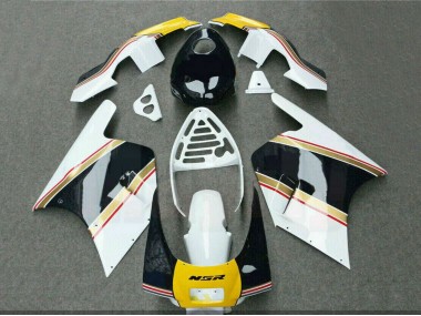 Cheap 1988-1989 Honda NSR250R Motorcycle Fairings - White Yellow Gold Glossy Black Canada