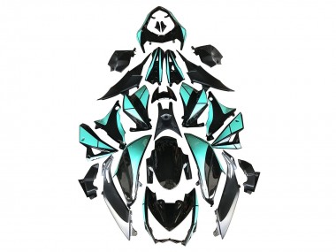 Cheap 2014-2019 Kawasaki Z1000 Motorcycle Fairings - Light Blue Glossy Black Silver Canada