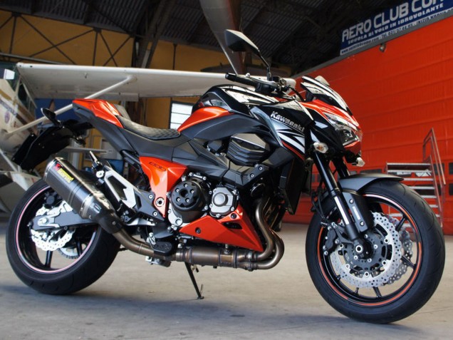 2014-2019 Kawasaki Z1000 Motorcycle Fairings - Red White Orange Black Canada