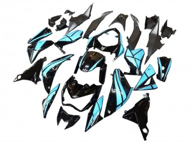 Cheap 2013-2018 Kawasaki Z800 Motorcycle Fairings - Light Blue Glossy Black Canada