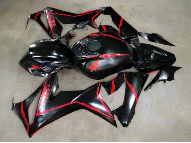 Cheap 2019-2020 Honda CBR650R Motorcycle Fairings - Glossy Black Red Stripe Canada