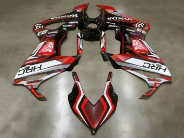 Cheap 2021-2023 Honda CBR650R Motorcycle Fairings - White Red Glossy Black HRC Canada