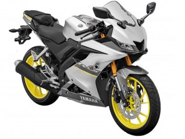 Cheap 2018-2024 Yamaha YZF R15 Motorcycle Fairings - Matte Silver Yellow Canada