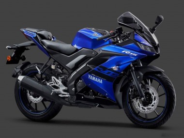 Cheap 2018-2024 Yamaha YZF R15 Motorcycle Fairings - Blue Black White Canada
