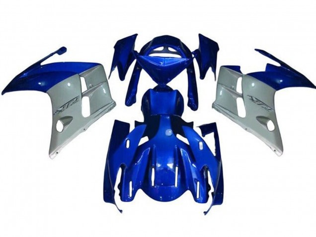 2007-2012 Yamaha FJR1300 Motorcycle Fairings - Blue Silver Canada