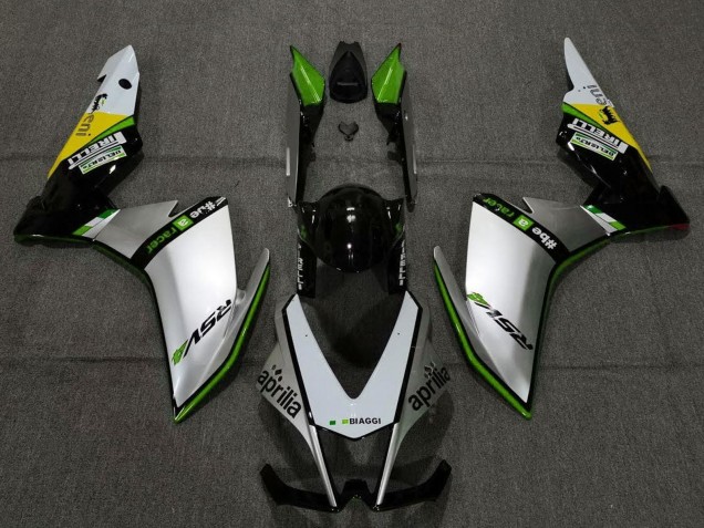 2009-2015 Aprilia RSV4 1000 Motorcycle Fairings - Silver Black Green Yellow Canada