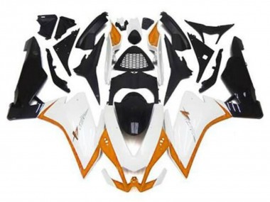 Cheap 2009-2015 Aprilia RSV4 1000 Motorcycle Fairings - White Orange Black Canada