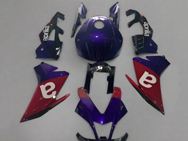 2009-2015 Aprilia RSV4 1000 Motorcycle Fairings - Purple Red Canada