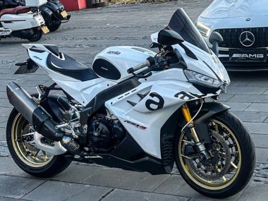 Cheap 2021-2024 Aprilia RSV4 1100 Motorcycle Fairings - White Black Canada