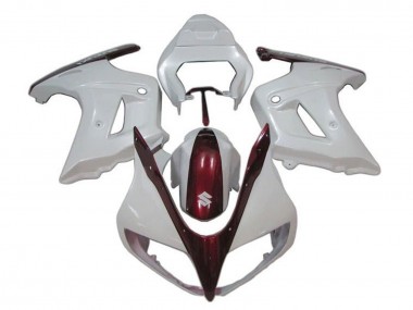 Cheap 2003-2013 Suzuki SV650 Motorcycle Fairings - White Candy Red Canada