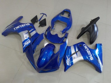 Cheap 2003-2013 Suzuki SV650 Motorcycle Fairings - Blue Silver White Canada