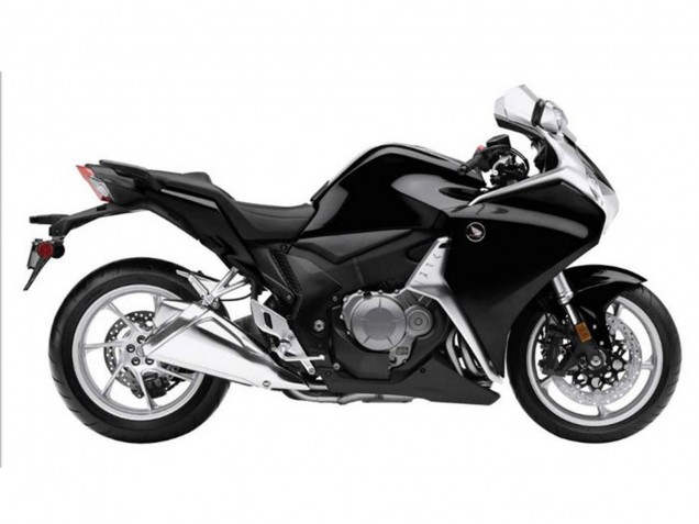 2010-2014 Honda VFR 1200 Motorcycle Fairings - Black Carbon Fiber Canada