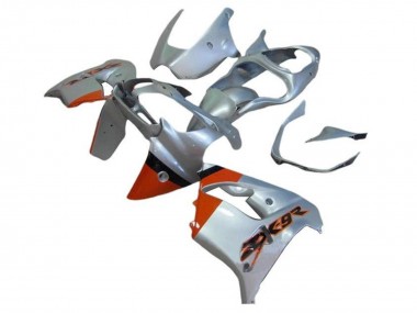 Cheap 2002-2003 Kawasaki ZX9R Motorcycle Fairings - Silver Orange Black Canada