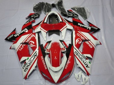 Cheap 2006-2007 Kawasaki ZX10R Motorcycle Fairings - White Red Black Amauda 883 Heidron Canada