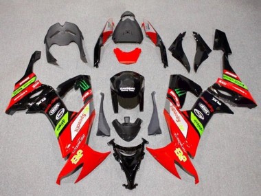 Cheap 2008-2010 Kawasaki ZX10R Motorcycle Fairings - Red Green Black Yellow Canada