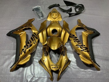 Cheap 2016-2020 Kawasaki ZX10R Motorcycle Fairings - Gold Black Canada