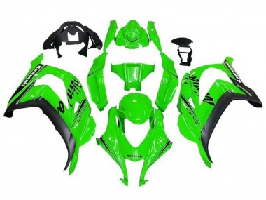 Cheap 2016-2020 Kawasaki ZX10R Motorcycle Fairings - Green Black Canada
