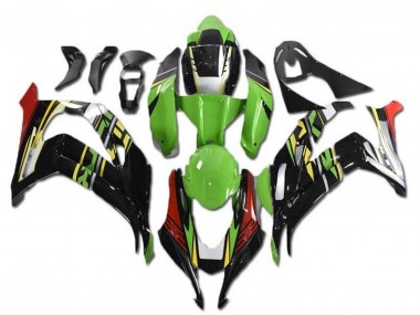 Cheap 2016-2020 Kawasaki ZX10R Motorcycle Fairings - Green Red Yellow Black Canada