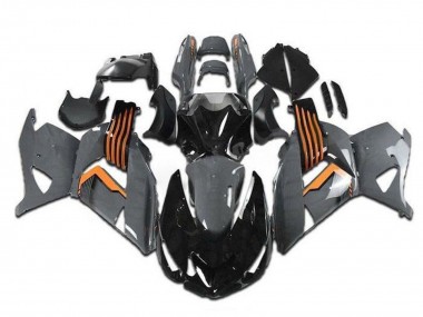 Cheap 2006-2011 Kawasaki ZX14R ZZR1400 Motorcycle Fairings - Grey Orange Black Canada