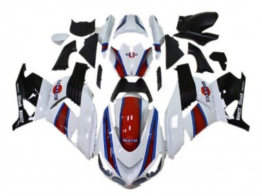 Cheap 2006-2011 Kawasaki ZX14R ZZR1400 Motorcycle Fairings - White Red Blue Black Martini Canada