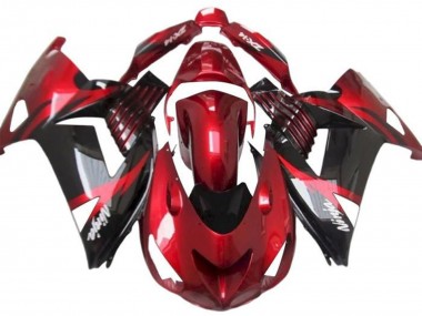 Cheap 2012-2024 Kawasaki ZX14R ZZR1400 Motorcycle Fairings - Red Glossy Black White Ninja Canada