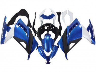 Cheap 2013-2017 Kawasaki EX300 Motorcycle Fairings - White Blue Black Canada