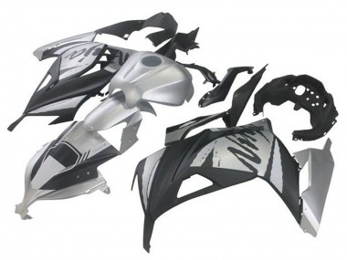 Cheap 2013-2017 Kawasaki EX300 Motorcycle Fairings - Silver Black Canada