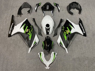 Cheap 2013-2017 Kawasaki EX300 Motorcycle Fairings - White Green Black Canada