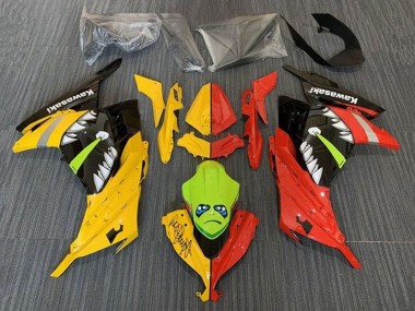 Cheap 2013-2017 Kawasaki EX300 Motorcycle Fairings - Yellow Red Green Shark Canada